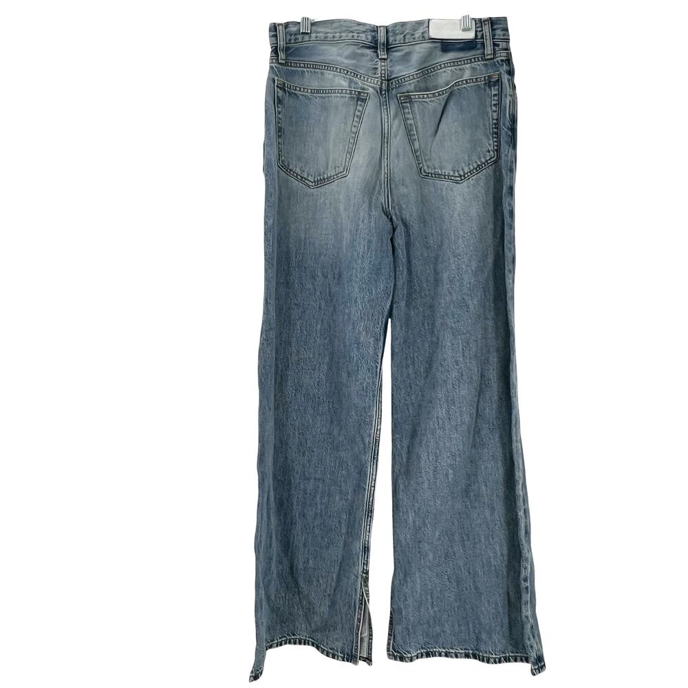 Re/Done Originals Low Rider Loose Wide-Leg Baggy Jeans Denim Blue Size 26 NWT - Picture 5 of 14